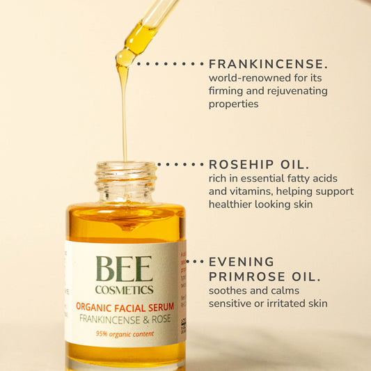 Organic Frankincense & Rose Facial Serum